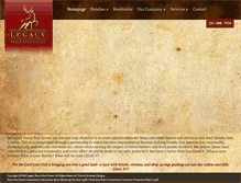 Tablet Screenshot of legacyranchrealestate.com